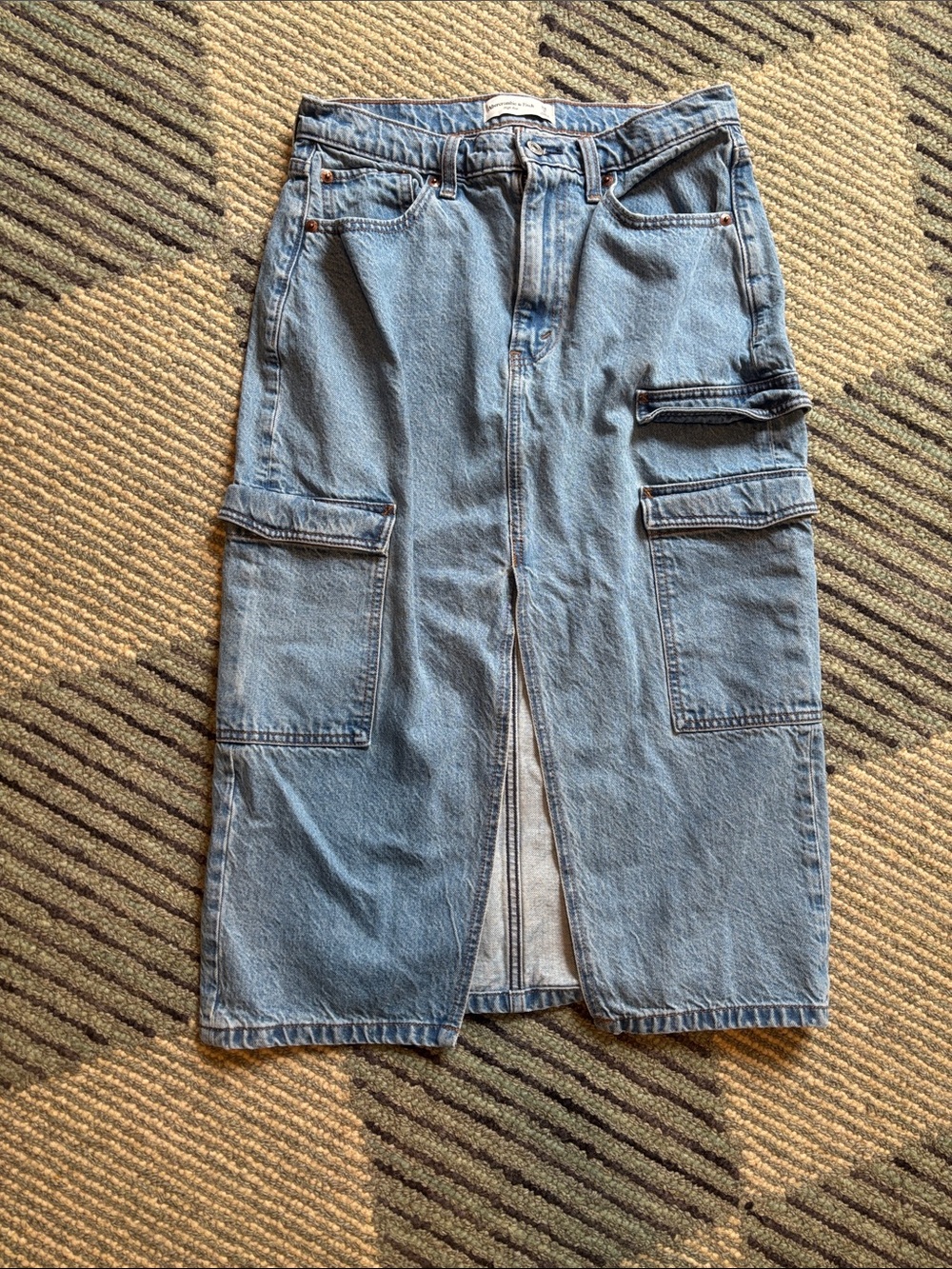Abercrombie & Fitch Light Blue High-Rise Denim Jeans